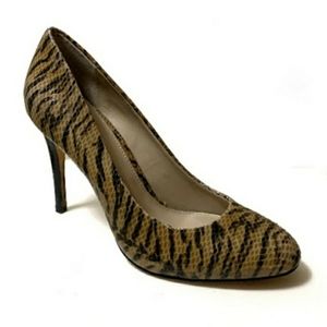 Saks Fifth Ave brand snakeskin heels